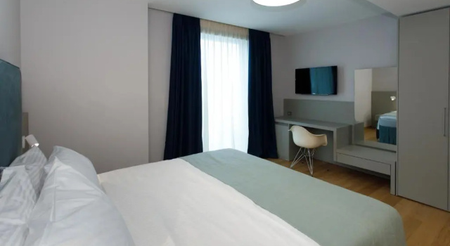 Двухместный номер Standard с балконом и с частичным видом на море Buzë Boutique Hotel