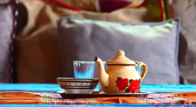 Двухместный номер Deluxe с балконом Riad Caravasar