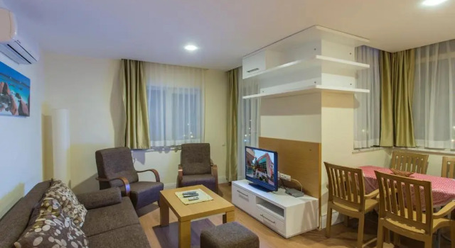 Апартаменты с 2 комнатами с частичным видом на море Address Residence Suite Hotel