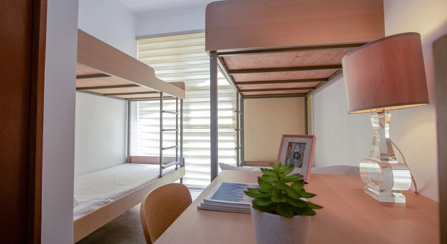 Кровать в общем номере The Pad CoLiving