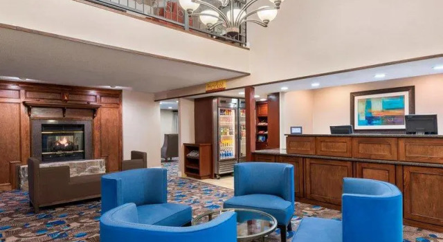 Кровать в общем номере Residence Inn Charlotte University Research Park