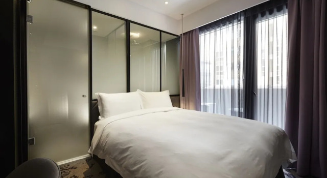 Двухместный номер Deluxe с балконом Tango Inn Taipei Jihe