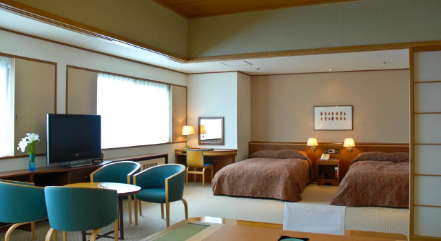 Двухместный номер Standard с красивым видом из окна KAMENOI HOTEL Kusatsu Resort