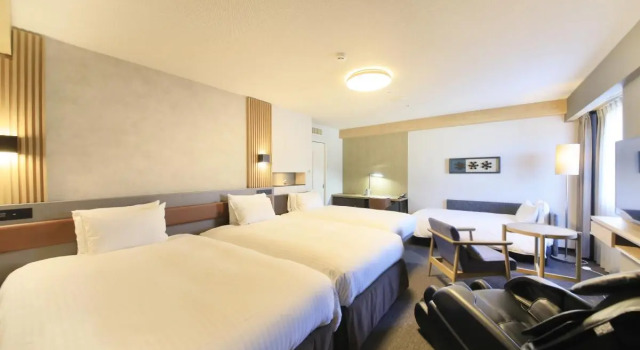 Четырёхместный номер Standard Richmond Hotel Yamagata Ekimae