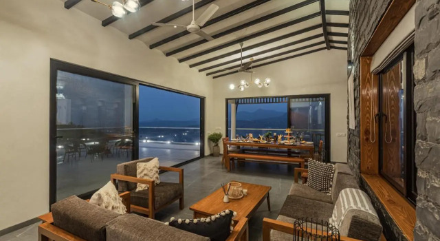 Saffronstays Ahilya Waters By Kosha Villas