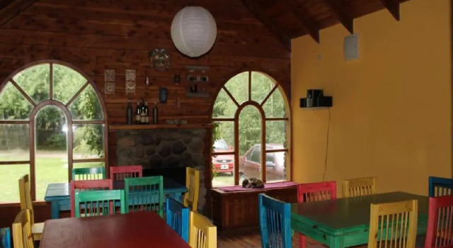 Кровать в общем номере Hostel Meridiano 71
