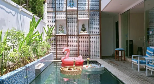 Вилла с 3 комнатами с балконом Beautiful Bali Villas - 6 mins walk to the beach