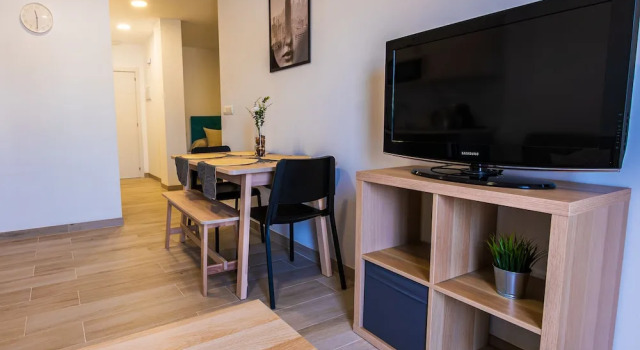 Апартаменты Deluxe c 1 комнатой с видом на бассейн Apartamentos Turisticos José Cruz