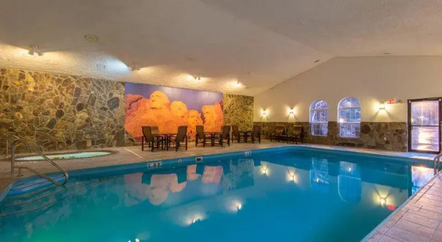 Кровать в общем номере Comfort Inn & Suites Mt Rushmore