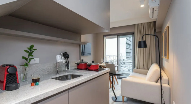 Номер Standard Next Haddock by Viva - Apartamentos próximos ao MASP e a metros da Estação Consolação e Avenida Paulista