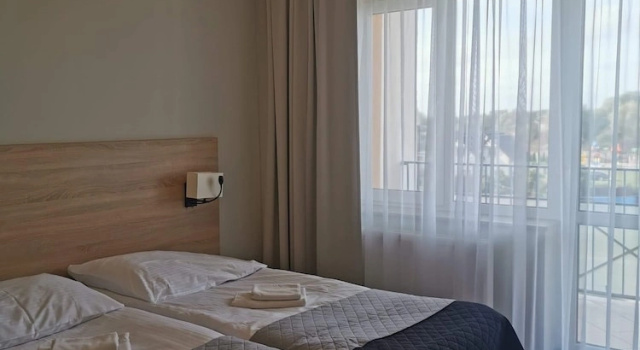 Трёхместный номер Comfort с балконом и с видом на море Hotel ***NAT Sarbinowo