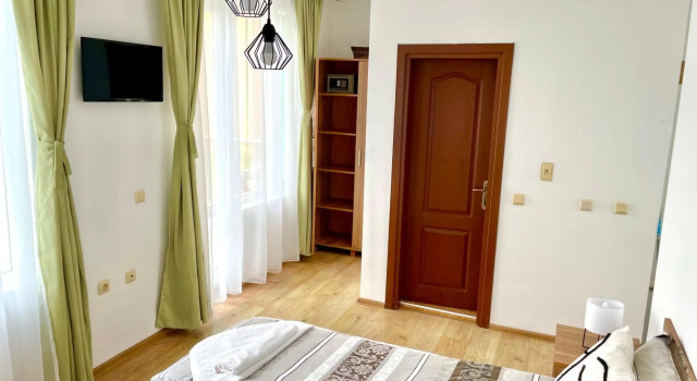 Penthouse Panorama Sea View Apt. Pomorie, Забронировать Отель Отели Поморие с парковкой, рядом с Аквапарк Поморие, Парковка