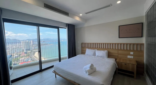 Апартаменты с 2 комнатами с балконом и рядом с пляжем Apartment PHONGLIEM 1