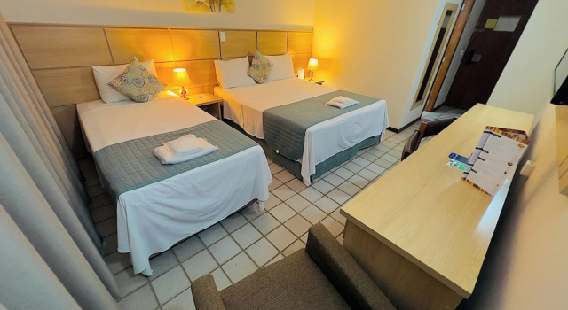 Трёхместный номер Executive Hotel Dan Inn Uberaba & Convenções By Nacional Inn