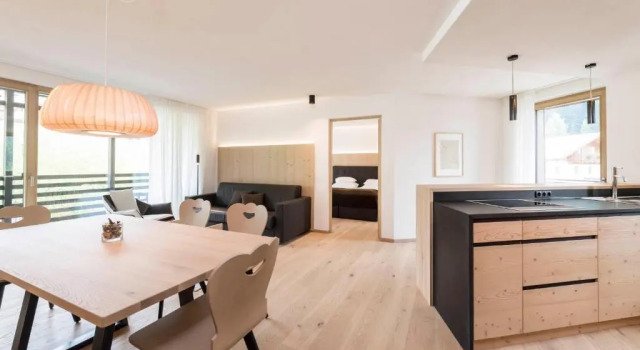 Апартаменты с видом на горы Saleghes Dolomites Residence