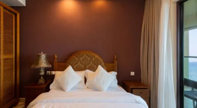 Люкс с 3 комнатами с балконом и с видом на море Highlights Holiday Seaview Apartment (Qionghai Boao Aaron Meeting Site)