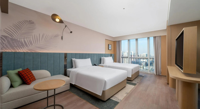 Двухместный номер Deluxe Hilton Garden Inn Beijing Fengtai Xinxiang Building