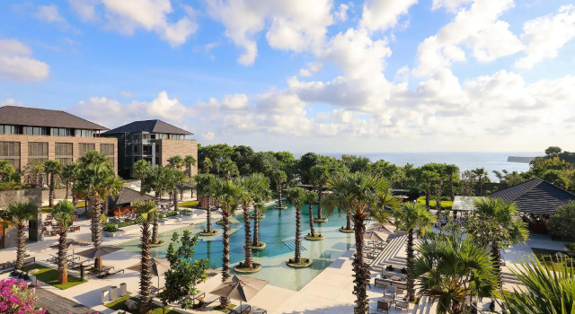 Двухместный люкс с видом на океан Radisson Blu Resort & Villas Bali Uluwatu