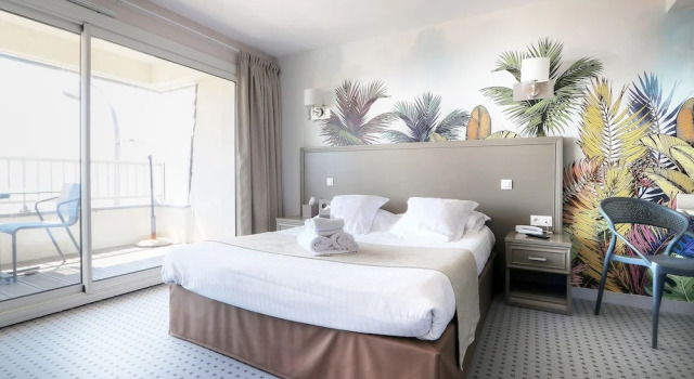 Двухместная студия с видом на море Hôtel La Petite Sirène Quiberon