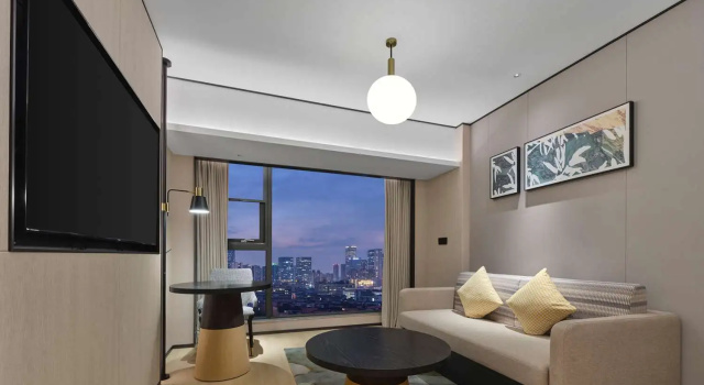Люкс Deluxe Hilton Garden Inn Chengdu Tianfu Panda Tower