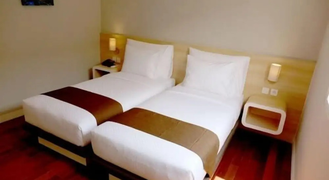 Superior Twin room Citihub Hotel @Kediri