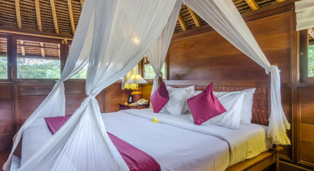 Бунгало Дуплекс c 1 комнатой с балконом Chili Ubud Cottage