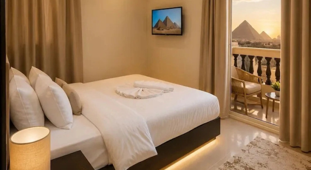 Номер Standard с панорамным видом Crowne pyramids palace
