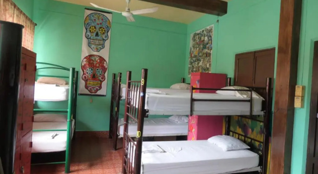 Кровать в общем номере (женский номер) Casa Kraken Hostel