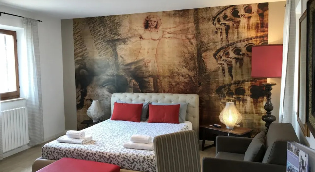 Четырёхместный номер Deluxe с видом на город B&B Albornoz