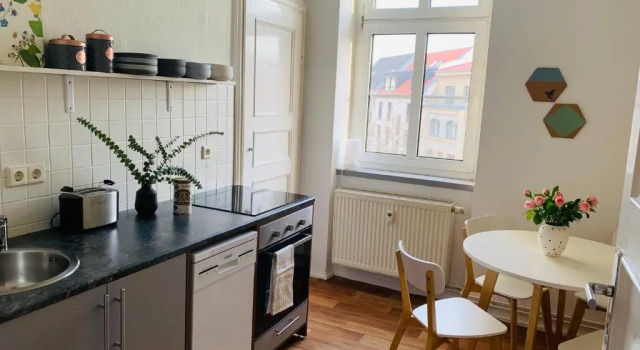 Апартаменты Ferienwohnung Roßplatz - 3-Zimmer Im Zentrum