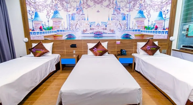 Трёхместный номер Standard с видом на город Sakura Hotel
