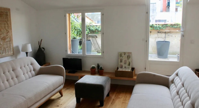 Sous les toits avec terrasse