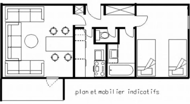 Résidence Carroley A - 2 Pièces pour 5 Personnes 94, Prenota Hotel Macot-la-Plagne 