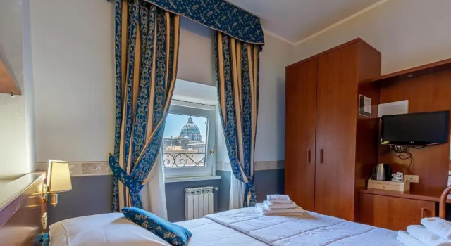 Двухместный номер Deluxe с видом на город B&B A Picture of Rome