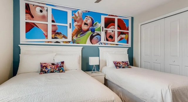 Номер Standard с 4 комнатами с балконом 4808 LL Magical 4BR Disney Townhome Pool