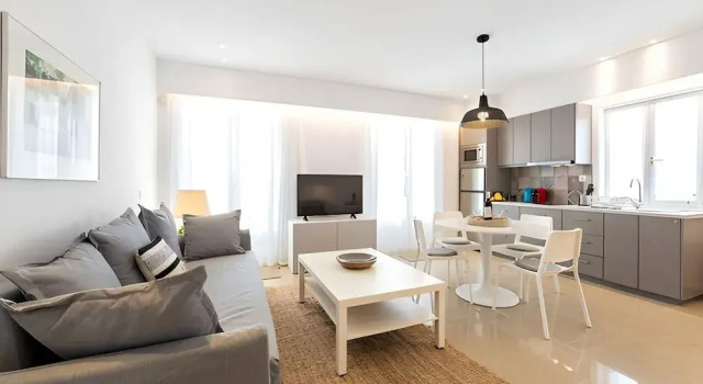 Апартаменты c 1 комнатой с балконом Naousa Center Living