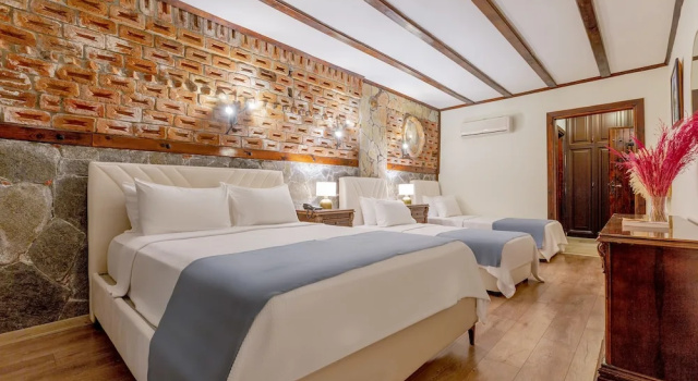 Четырёхместный номер Standard с видом на море Papazlikhan Hotel