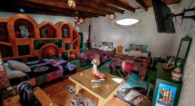 Люкс Deluxe с 2 комнатами Hotel Hacienda Tepetlcalli 1870 Museo & Spa