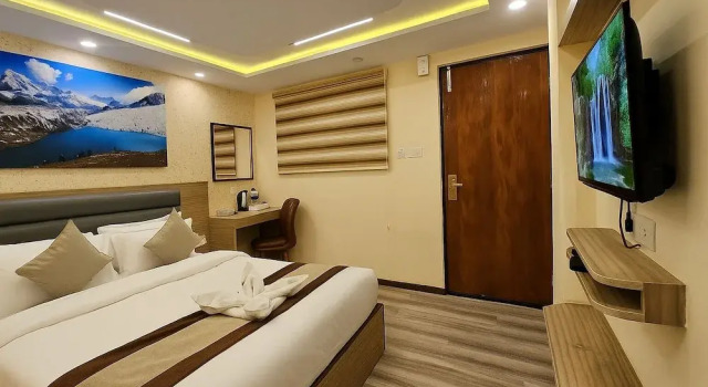 Одноместный номер Deluxe с видом на город Kathmandu Royal Chamber Hotel
