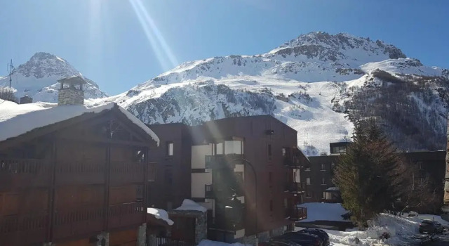 Кровать в общем номере Chalet lAvalin