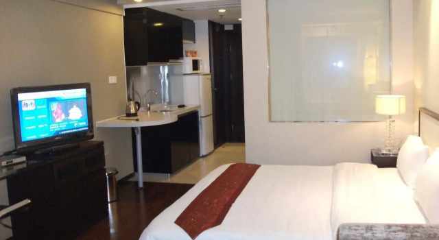 She and He Apartment Zhujiang Xinan - Zhujiang Xin An Branch, Rezervasyon Daire Guangdong otoparklı oteller, Otopark
