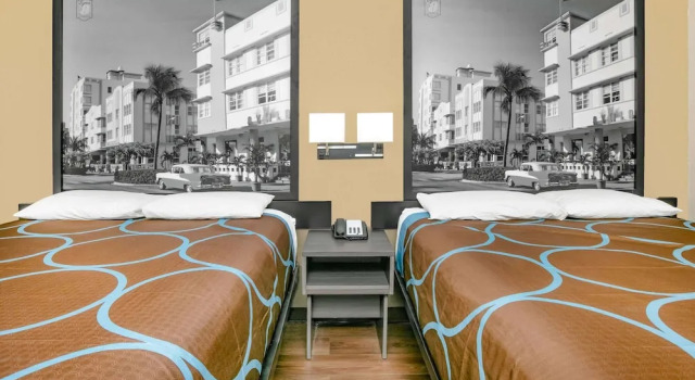 Четырёхместный номер Standard Super 8 by Wyndham Moss Point