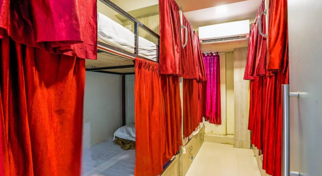 Кровать в общем номере BKC Corporate Hostel Ac Dormitory