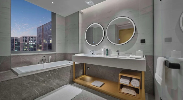 Двухместный люкс Premium Hilton Garden Inn Beijing Haidian Daoxiang Lake