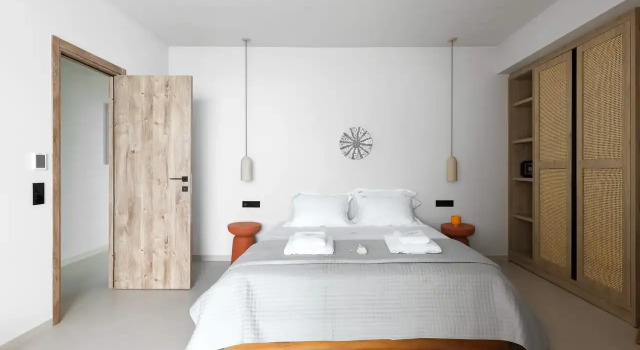 Люкс с 2 комнатами с видом на море Infinity View Suites Tinos