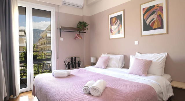 Студия с балконом Kalamata Art Rooms
