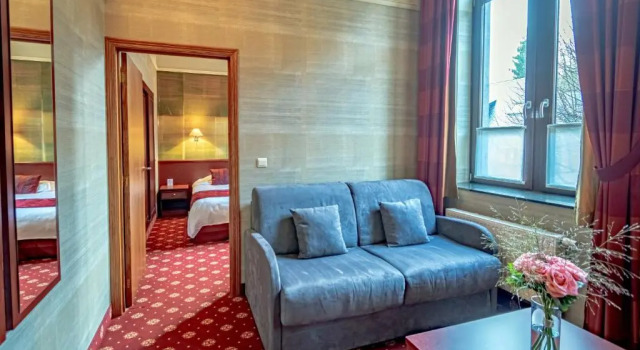 Люкс с видом на реку Hotel des Comtes Durbuy