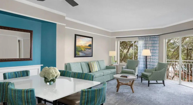 Вилла с 2 комнатами с балконом и с видом на внутренний двор Marriotts Grande Ocean