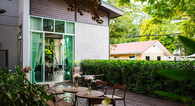 Кровать в общем номере Ketawa Pet Friendly Hotel