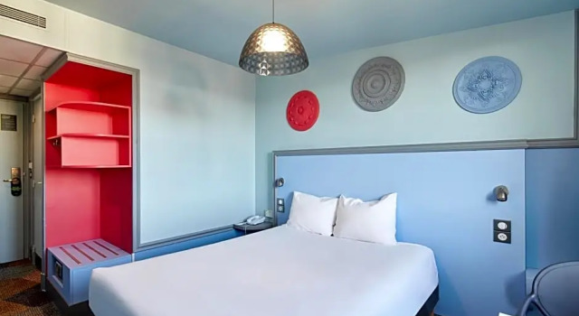 Двухместный номер для гостей с ограниченными возможностями B&B HOTEL Saint-Maur Créteil